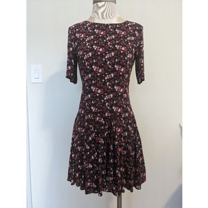 H&M mini dress in multifloral print